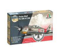 Italeri 1490 Focke Wulf 190 A-7/A-8 Aces, scala 1:72, Plastic Model Kit/Modello in plastica da montare