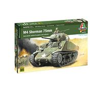 Italeri 15751 M4 Sherman 75mm Model kit easy assembly Wargames carri armati Scala 1:56 - 28 mm
