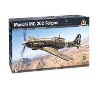 Italeri 2518 Macchi Mc.202 Folgore 1/32: Nuovo Stampo, Cockpit 3D, Motore Db 6