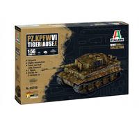 Italeri 25755 Panzerkampfwagen VI Tiger Ausf.E Modello Plastico 1:56 NUOVO