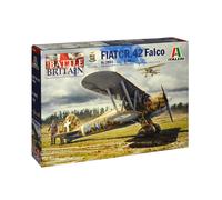 Italeri 2801 Fiat CR.42 Falco, B di B 80th, Aereo 1:48 Scala Plastica Kit-T48