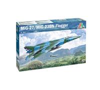 1:48 ITALERI Mig-23Bn Mig-27D Flogger Airplane Kit IT2817