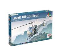 1:48 Italeri Oh-13 Scout Korean War Kit IT2820 Modellino