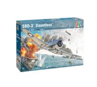 Italeri 2841 USN SBD-3 Dauntless, scala 1:48, Plastic Model Kit/Modello in plastica da montare