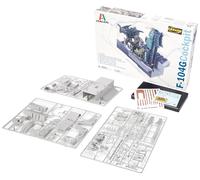 1:12 Italeri F-104 G Cockpit Kit IT2991 Modellino