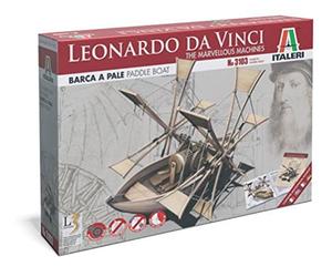 Italeri 3103 - Leonardo Da Vinci: Barca A Pale - Paddle Boat modellismo Model Kit