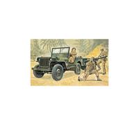 ITALERI 314 MODELLO MILITARE JEEP WILLYS 1/35