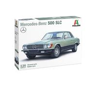 MODELLINO AUTO STATICO ITALERI MERCEDES S-CLASS 500 SLC C107 COUPE 1972 1/24