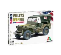 Italeri 3635 Willys Jeep MB 80th Anniversary 1:24 Model Kit