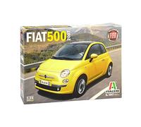 Italeri-3647 500 2007 Scala 1:24, Modellismo, Model Kit, Automobili Fiat Modello in Plastica da Assemblare e Pitturare, Colore Bianco, 3647S