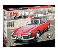 Italeri 3653 Automodello in kit da costruire Alfa Romeo Giulietta Spider 1300