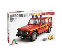 MODELLINO AUTO STATICO ITALERI MERCEDES G-CLASS G230 FEUERWEHR SCALA 1/24