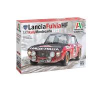 Italeri 3670 Lancia Fulvia HF Rally Monte Carlo 1972, scala 1:24, Plastic Model Kit/Modello in plastica da montare