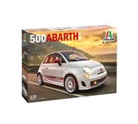 Italeri 3674 500 Abarth (2008), scala 1:24, Plastic Model Kit/Modello in plastica da montare
