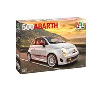 Italeri 3674 Fiat 500 Abarth 2008 Modello In Plastica Kit 1:24 Nuovo