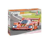Italeri 3678 Porsche 956 Jagermeister, scala 1:24, Plastic Model Kit/Modello in plastica da montare