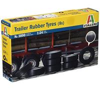Italeri 3890 - Trailer Rubber Tyres (8 Pcs) Model Kit Scala 1:24