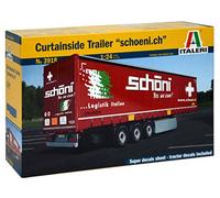Italeri 3918 - Curtainside Trailer "Schoeni.Ch" Model Kit Scala 1:24