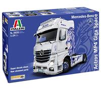Italeri 3935 1:24 M-B Actros MP4 Mostra Gigaspace Modellino Plastica Camion Kit