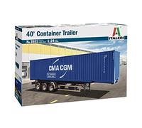 Italeri 1:24 Container 100 cm, modellismo, Fai da Te, Hobby, Colla, Kit di Costruzione in plastica, Dettagliato, Colore Blu, 3951S