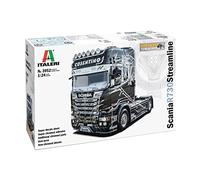 Italeri 3952 Scania R 730 Streamline 4x2, scala 1:24, plastic model kit, modello in plastica da montare, modellismo, camion, Multicolore