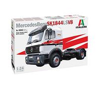 MODELLINO CAMION STATICO ITALERI MERCEDES SK1844 V8 TRUCK 2 ASSI 1994 SCALA 1/24