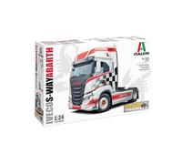 Italeri 3976 Iveco S-Way Abarth, scala 1:24, Plastic Model Kit/Modello in plastica da montare