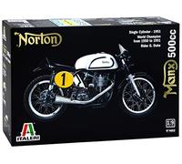 Norton Manx 500cc Motorbike Plastic Kit 1:9 Model ITALERI
