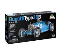 Italeri-4710 Bugatti Type 35B, Scala 1:12, Model Kit, Modello in Plastica da Montare, Modellismo, IT4710