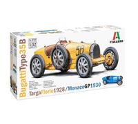 Italeri 4716 Bugatti Type 35B - Targa Florio '29 / Monaco GP '30, scala 1:12, Plastic Model Kit/Modello in plastica da montare