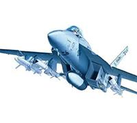 F/A-18E Super Hornet Fighter 1:72 Plastic Model Kit ITALERI
