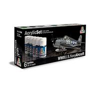 Italeri Wwii U.S. Navy Aircraft- (6 Boccette Incluse) IT439AP Modellino