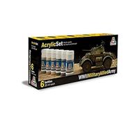 ITALERI SET ACRILICI - WWII MILITARY ALLIED ARMY