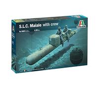 Italeri 5621 S.L.C. Maiale with Crew, Scala 1:35, Plastic Model Kit, Modello in Plastica da Montare