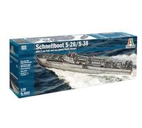 Italeri Modellino Nave S-boot S-26/S-38 Motosilurante Militare 1945 Scala 1/35