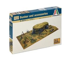 Italeri 6070 - WWII Bunker And Accessories Scala 1:72