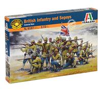 Italeri 6187 British Infantry and Sepoys Colonial Wars soldatini in plastica sca