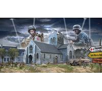 ITALERI 6199 MODELLO DIORAMA SET BATTAGLIA DI NORMANDIA SANTA MADRE CHIESA...