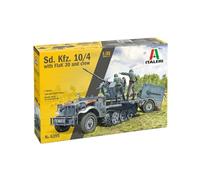 Italeri Sd.Kfz.10/4 with Flak 30 and crew 1:35 6395 modellismo