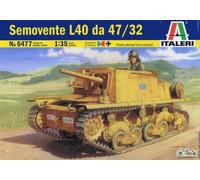1:35 ITALERI Fiat Ansaldo Semovente L40 47/32 Tank Military 1941 Kit IT6477