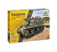 Italeri 6551 Kangaroo Armored Personnel Carrier Scala 1:35, modellismo, Model Kit, seconda Guerra Mondiale, Carri Armati, mezzi Militari, plastica, Modello da Montare e pitturare