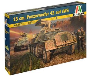 Italeri 6562 Modello in Plastica da Assemblare Mezzi Militari Seconda Guerra Mondiale 15 cm Panzerwerfer 42 Auf Sws Model Kit Scala 1:35