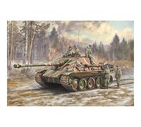 Italeri 6564 SD. Kfz. 173 Jagdpanther with Winter Crew Scala 1:35, modellismo, Model Kit, seconda Guerra Mondiale, Carri Armati, mezzi Militari, plastica, Modello da Montare e pitturare