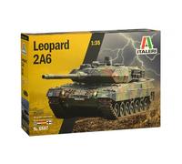 Italeri 6567 Leopard 2A6 scala 1:35, modellismo, model kit, carri armati, mezzi