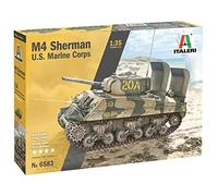 Italeri-M4A2 Sherman US Marine Corpo 1/35, Colore Verde, IT3638