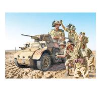 Italeri - 6591 AB 41 with Bersaglieri Italian Infantry, Scala 1:35, Plastic Model Kit, Modello in Plastica da Montare, Modellismo