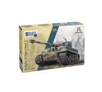 MODELLINO CARRO ARMATO STATICO ITALERI PZ KPFW VI TIGER I AUSF E 1945 1/35