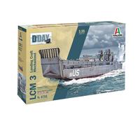 MODELLINO BARCA STATICO ITALERI LCM3 LANDING CRAFT MILITARY D-DAY NORMANDY 1/35
