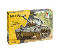 Italeri 6763 M-47 Patton, scala 1:35, Plastic Model Kit/Modello in plastica da m