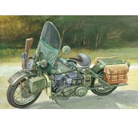 Italeri 7401 WLA 750 Americano WWII Moto Plastica Kit 1 : 9th Scala - T48 Post